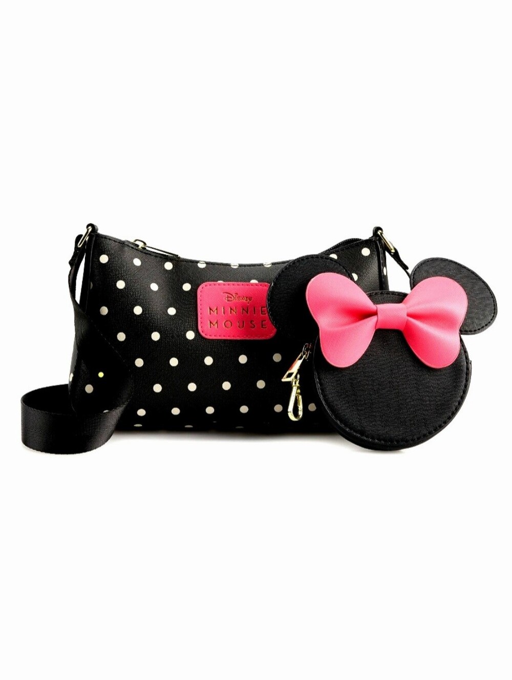 NWT! Disney Minnie Mouse Polka Dot Purse with bonus Coin Pouch